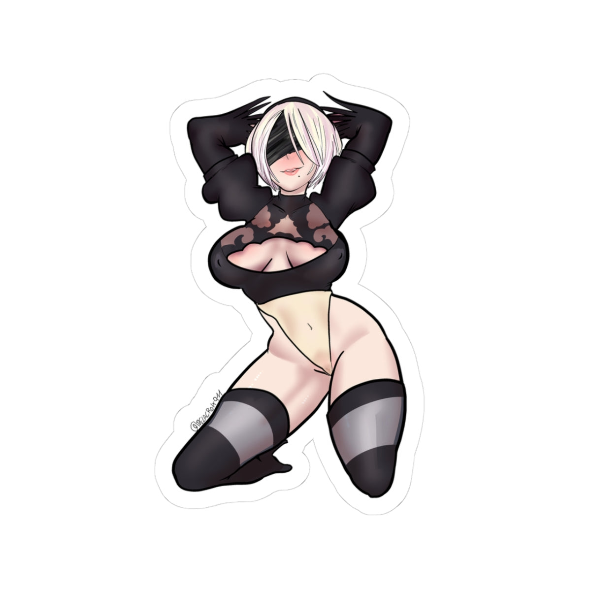 2B sticker